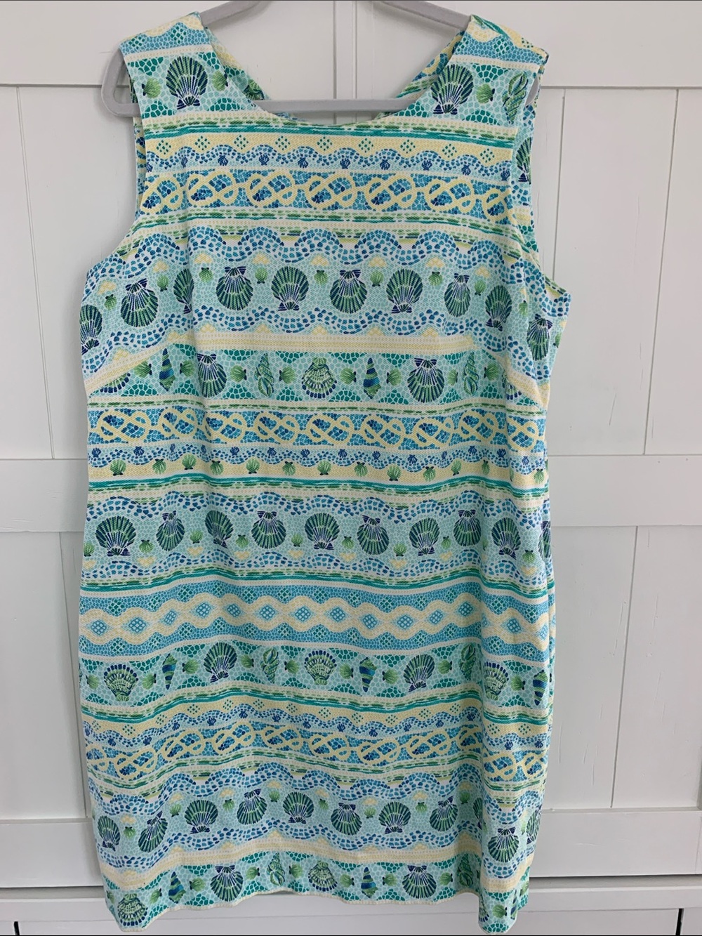 Talbots Coastal Sea Dress Size 18/20 - VGUC